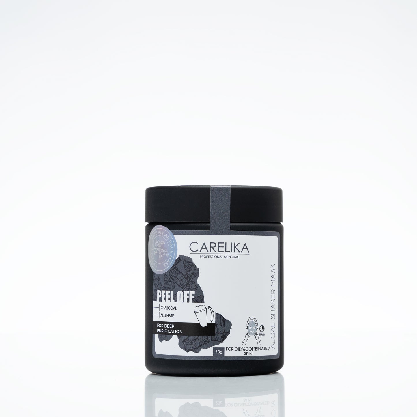 Mascarilla exfoliante Carelika Shaker Peel Off Charcoal