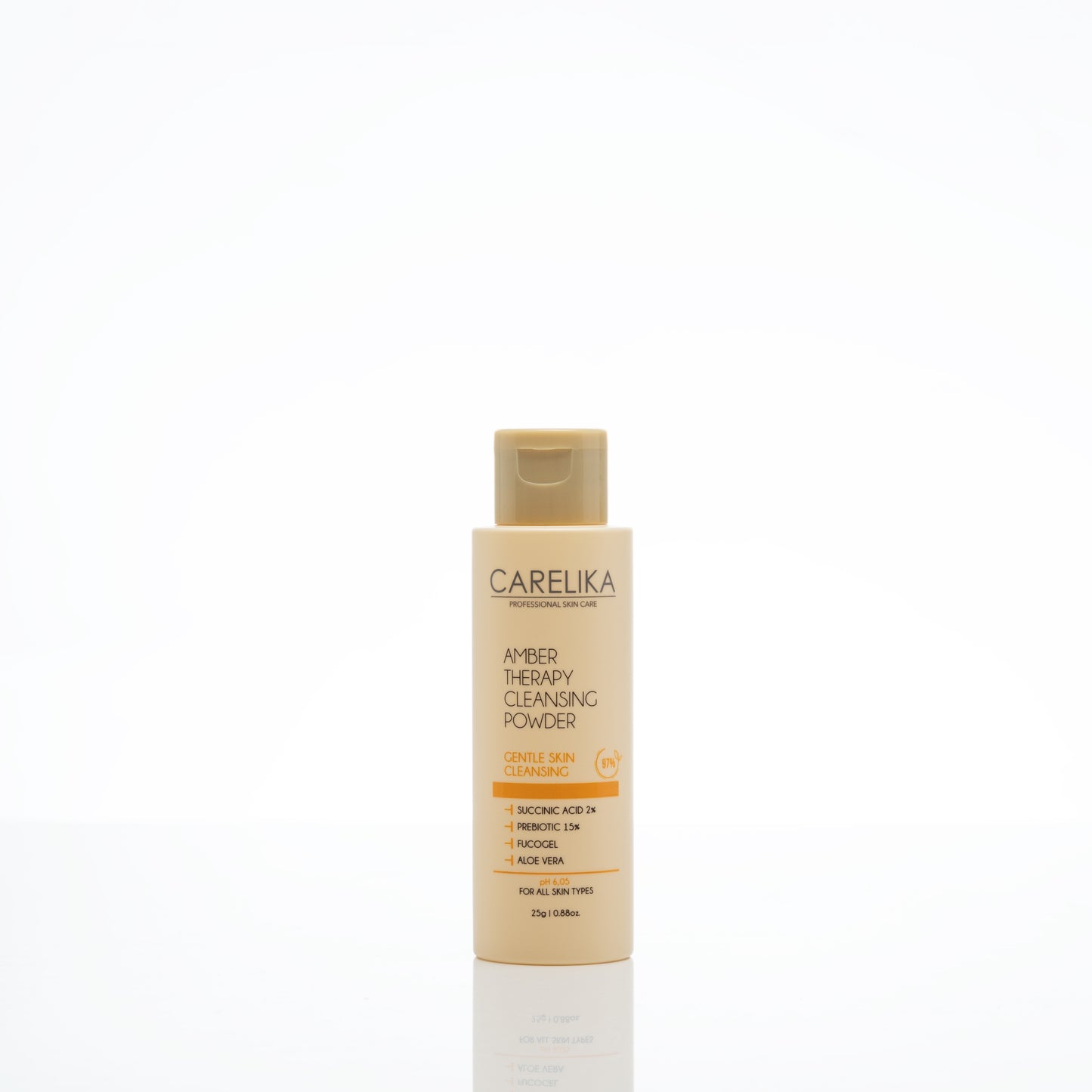 Polvo limpiador Carelika Amber Therapy con ácido succínico al 22 %