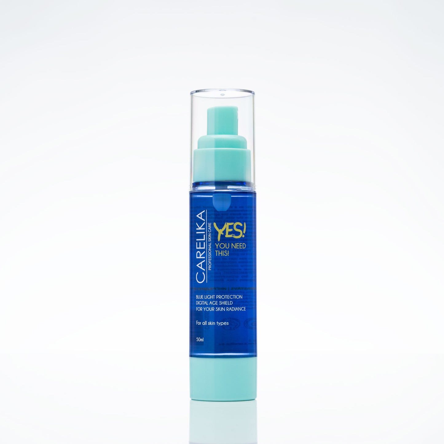 Spray protector de luz azul Carelika con Oxygeskin C5O0 Mmpllex