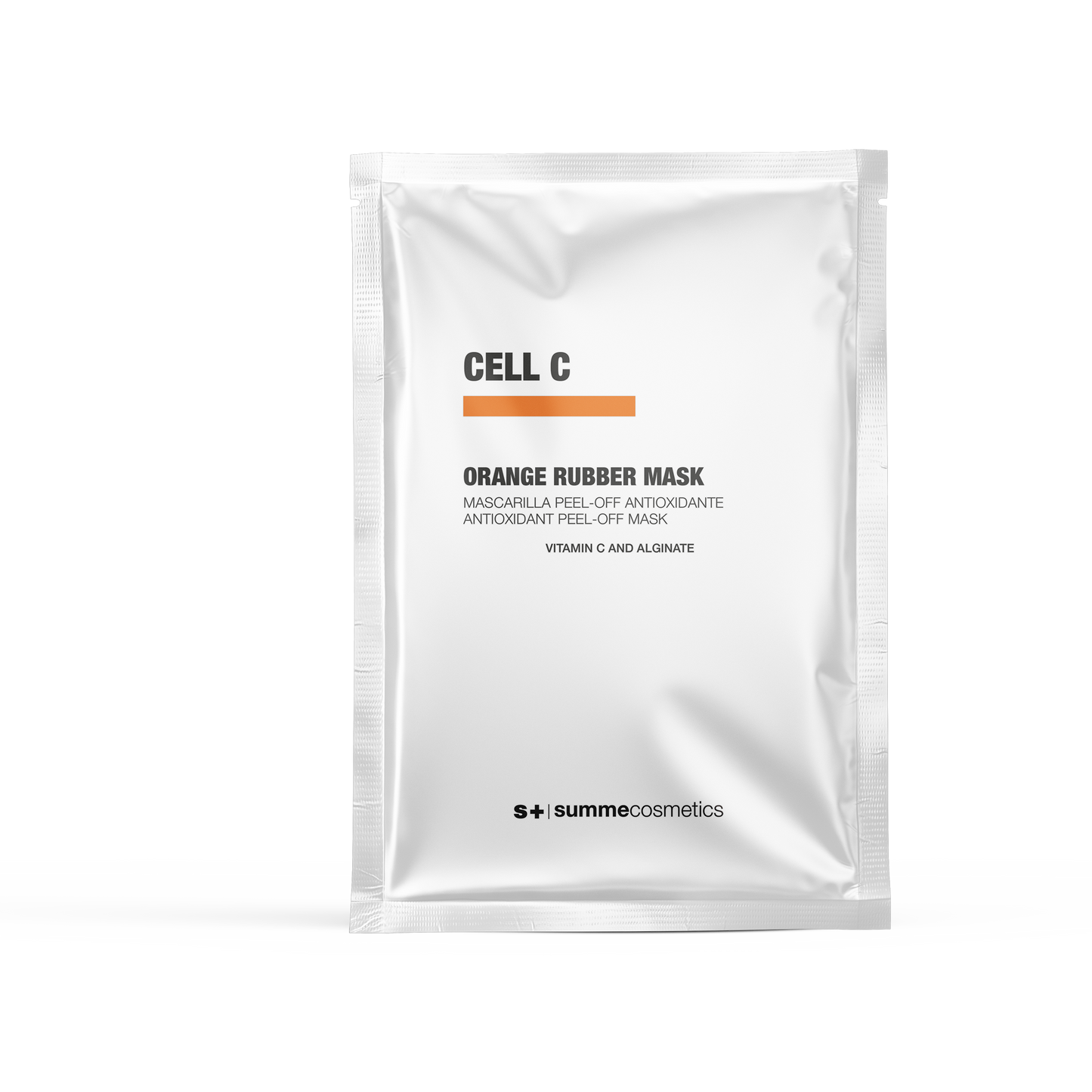 Cell C: ORANGE RUBBER MASK ANTIOXIDANT PEEL-OFF MASK VITAMIN C and ALGINATE