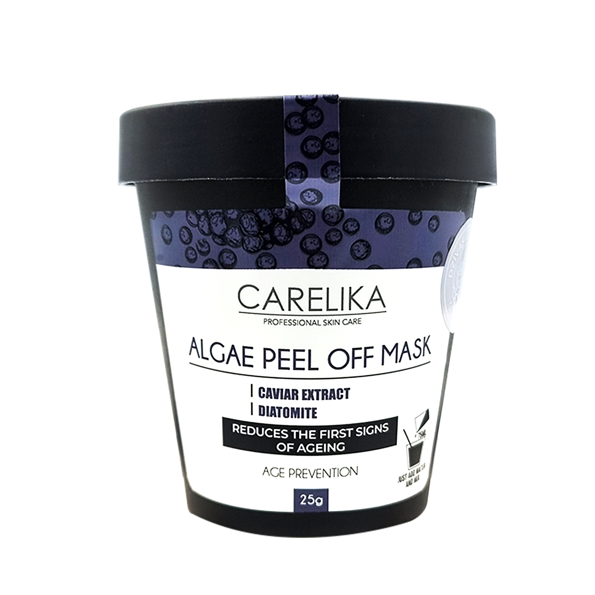 Mascarilla exfoliante de algas Carelika con extracto de caviar