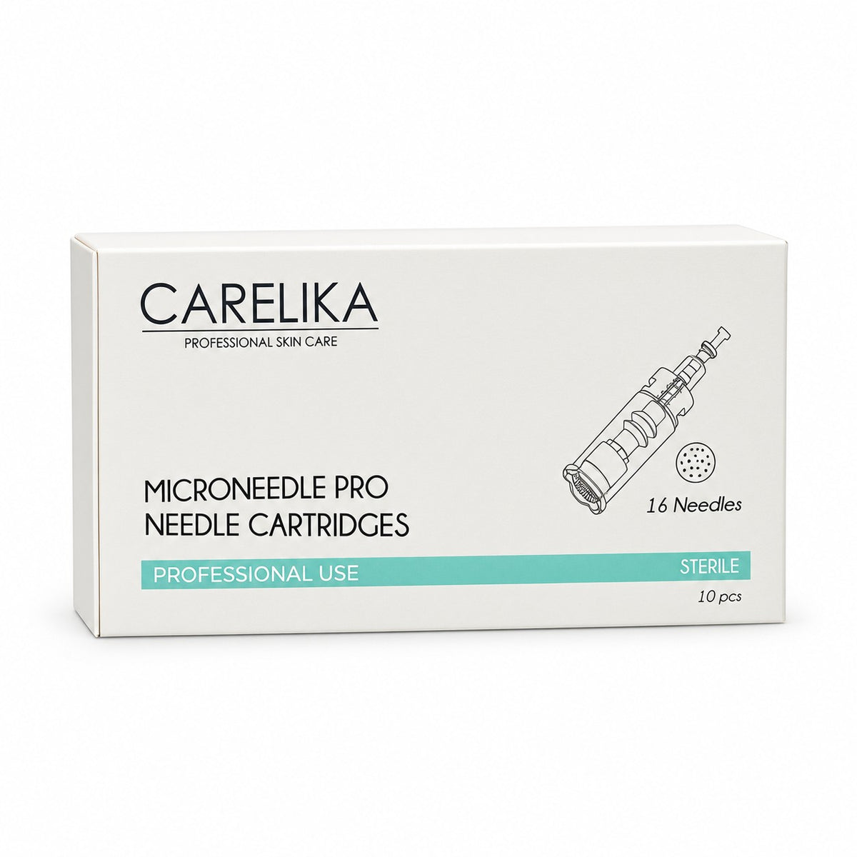 Carelika Microneedle Pro Needle Cartridge – 16 Needles (10 pcs)