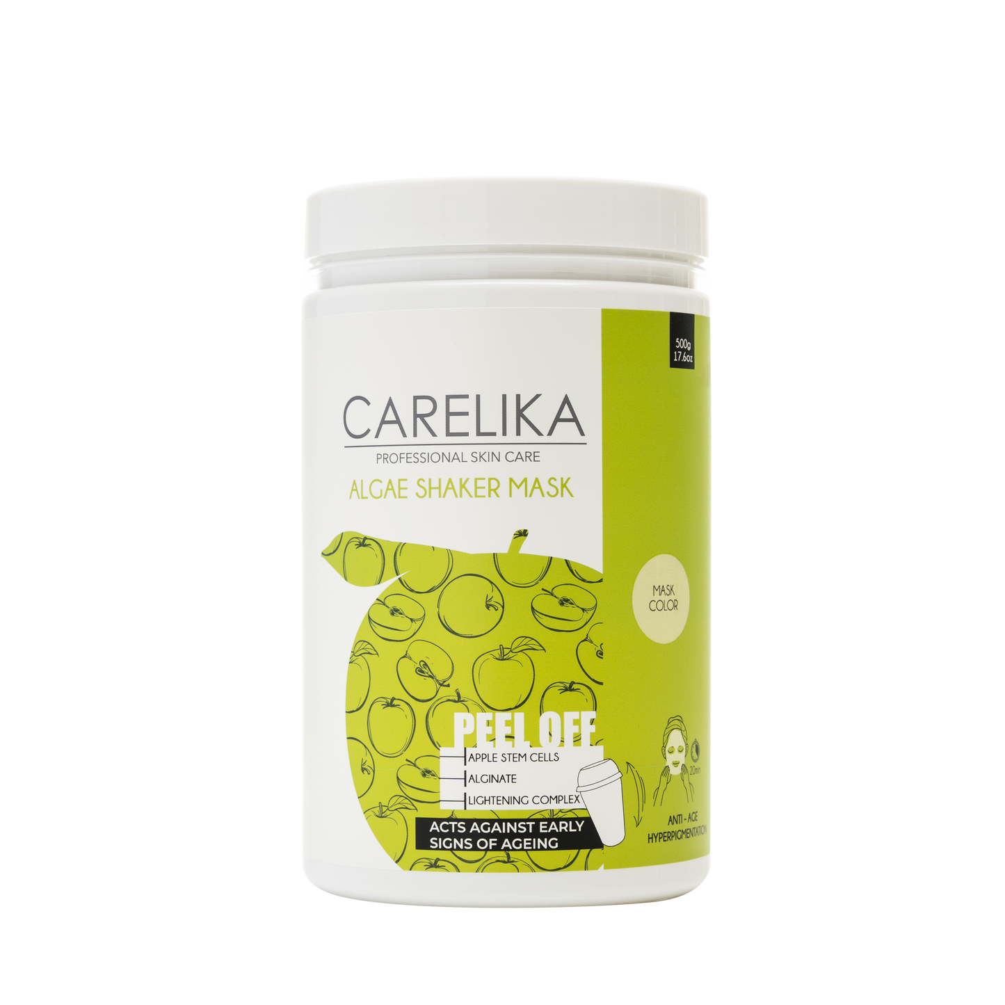Mascarilla exfoliante Carelika Shaker con células madre de manzana