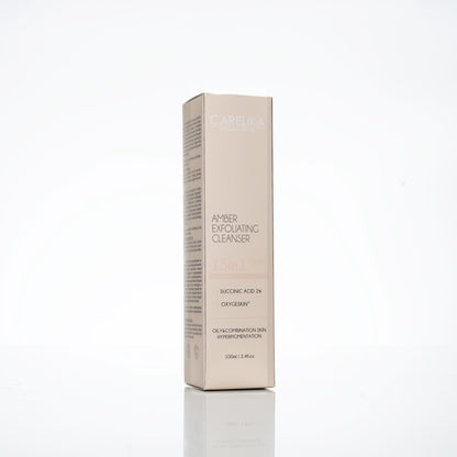 Limpiador exfoliante de ámbar Carelika 15 en 1 con ácido succínico al 2 %