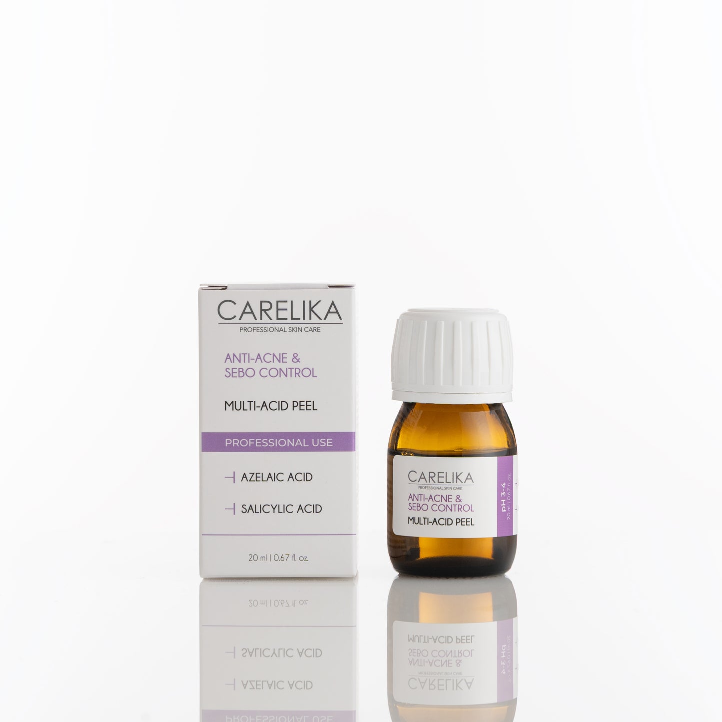 Peeling multiácido Carelika Anti Acné y Control de Sebo