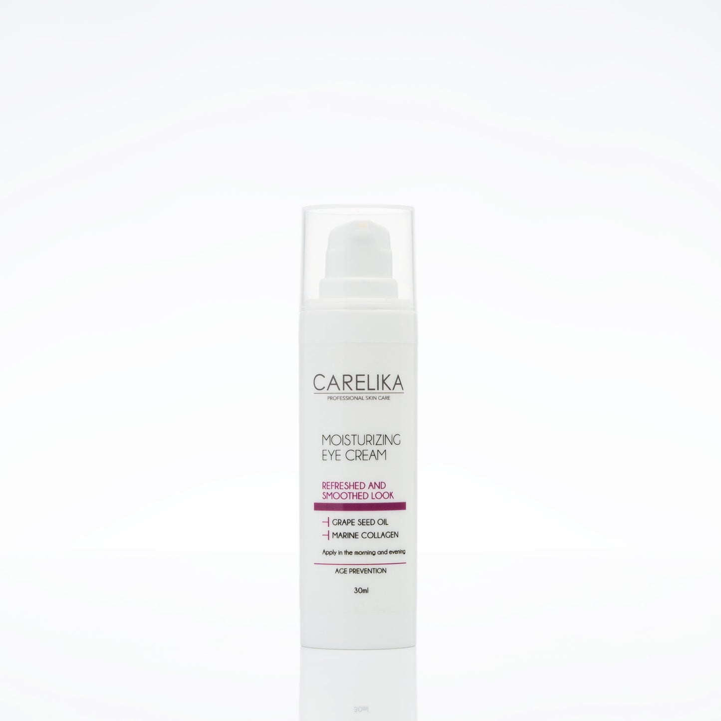 Crema hidratante para ojos Carelika con colágeno