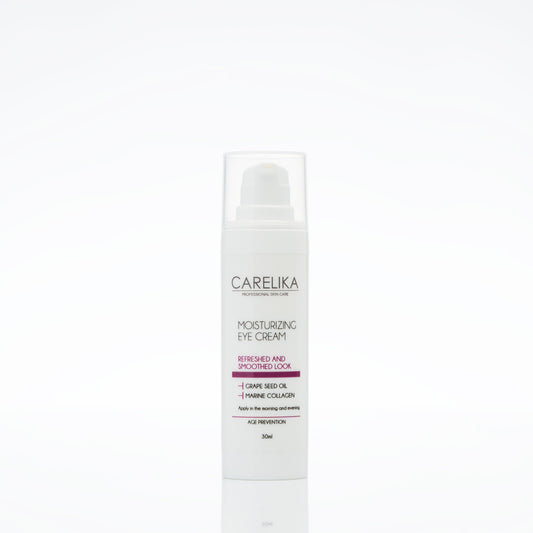 Crema hidratante para ojos Carelika con colágeno