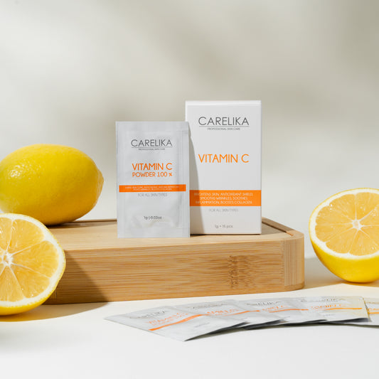 Carelika Vitamin C Powder 100% Box Of 15