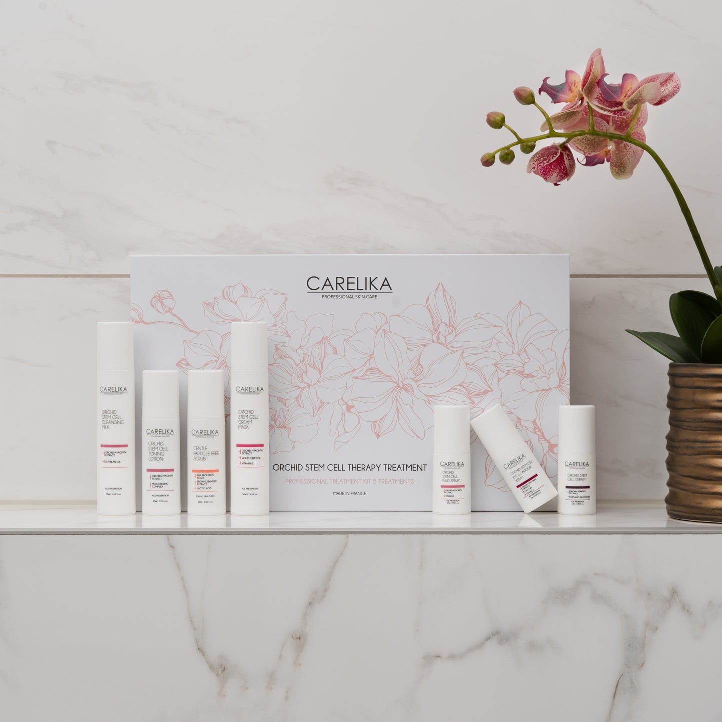 Kit de tratamiento con células madre de orquídeas Carelika