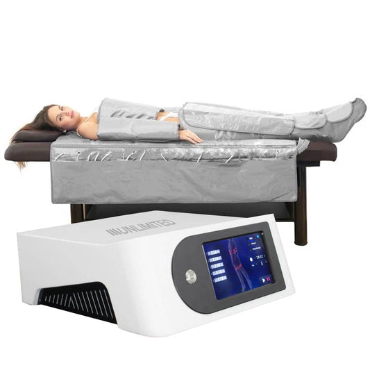 Máquina de sistema de presoterapia 3 en 1 + EMS + Infrarrojos