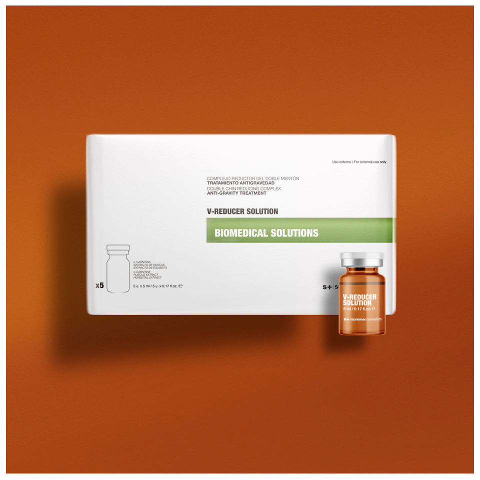 Biomedical Solutions Facial: V-REDUCER SOLUTION DOUBLE CHIN REDUCING COMPLEX ANTI-GRAVITY TREATMENT