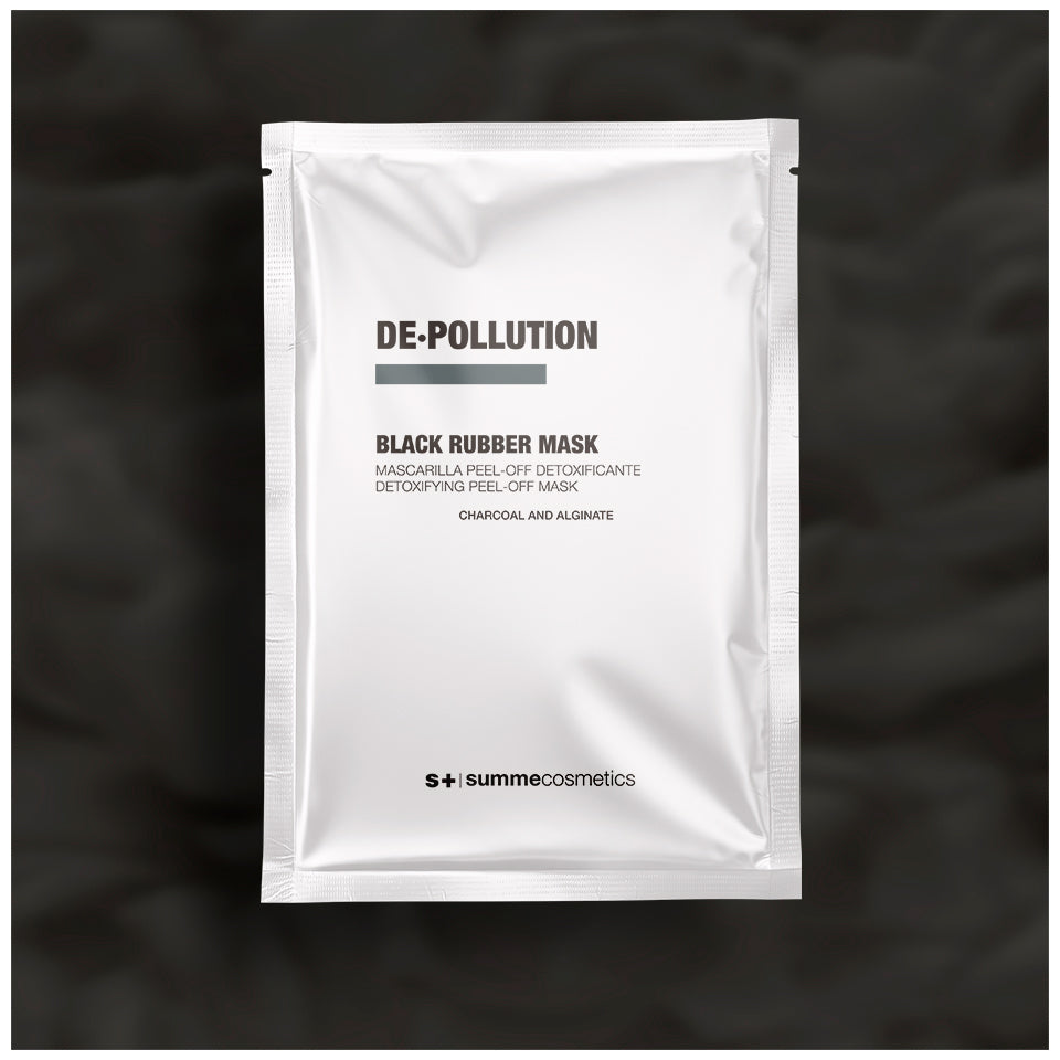 De.Pollution:  BLACK RUBBER MASK DETOXIFYING PEEL-OFF MASK with ACTIVATED CHARCOAL