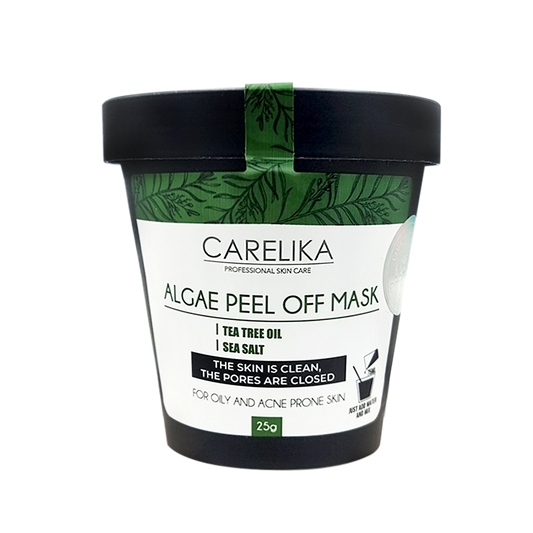 Carelika Algae Peel Off Mask Tea Tree Oil Jar