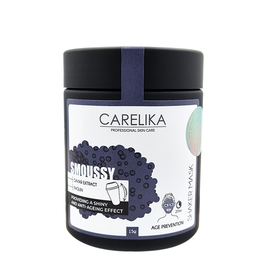 Tarro de caviar con mascarilla Smoussy Shaker de Carelika